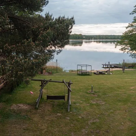 Dom Nad Jeziorem Winiec Mazury Sauna Linia Brzegowa Morsowanie Wędkowanie Dom wakacyjny Miłomłyn