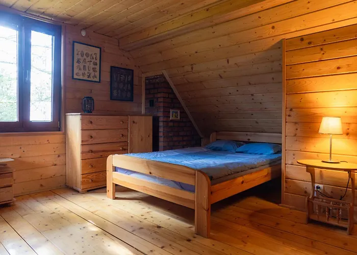 Dom wakacyjny Dom Nad Jeziorem Winiec Mazury Sauna Linia Brzegowa Morsowanie Wędkowanie *